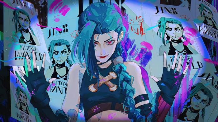 Jinx Wanted Posters in 4K