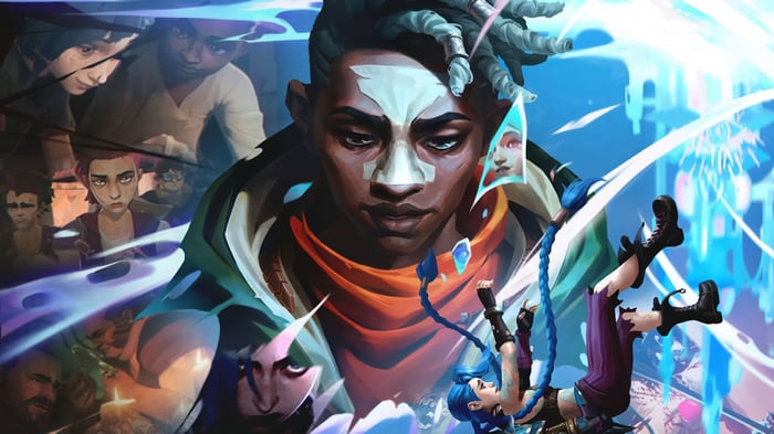 Arcane: Ekko and Jinx in 4K