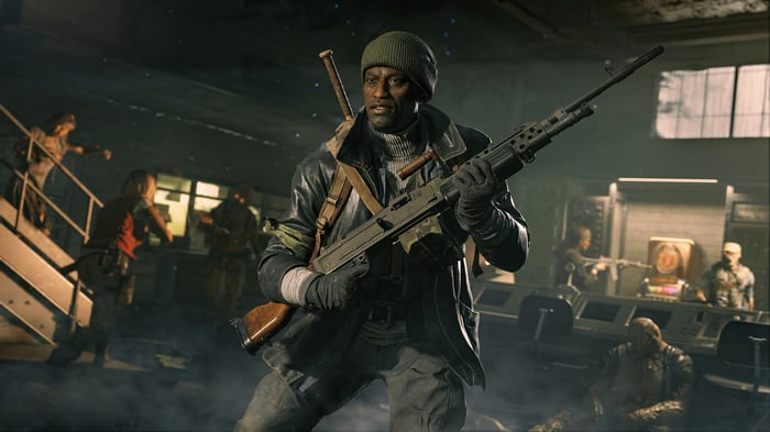 Call of Duty: Vanguard Character with Machine Gun