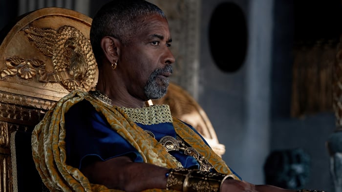 Denzel Washington in Gladiator 2 4K
