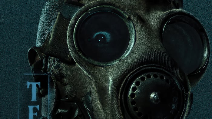 TV Series 4K Gas Mask Close-up