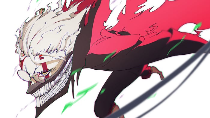 Okarun in Turbo Granny Form from Dandadan 4K