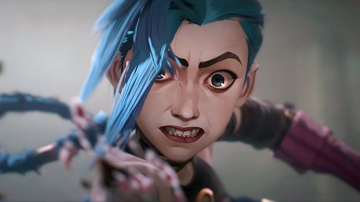 Jinx from Arcane in 4K