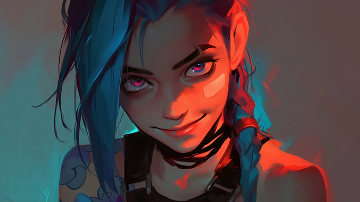 Jinx from Arcane in 4K