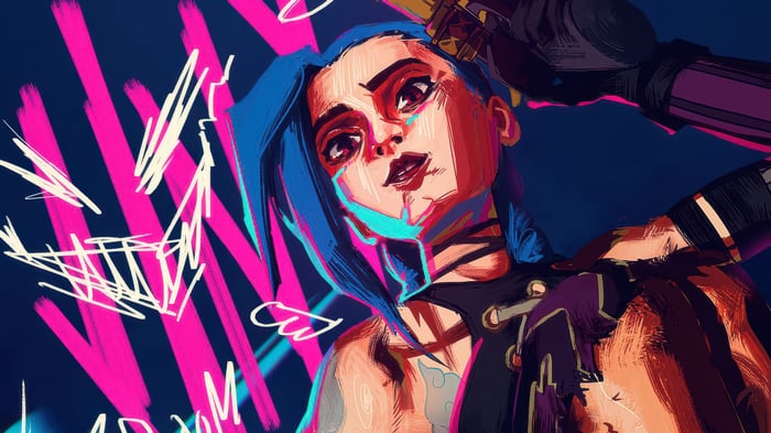 Jinx from Arcane in 4K