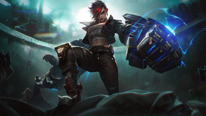 Vi from Arcane League of Legends 4K