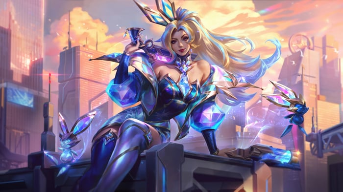 Miss Fortune in League of Legends Splash Art 4K