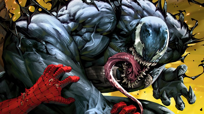 Venom and Spider-Man in 4K