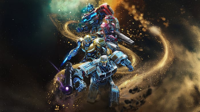 Transformers One: Optimus Prime, Elita-1, Bumblebee, Megatron