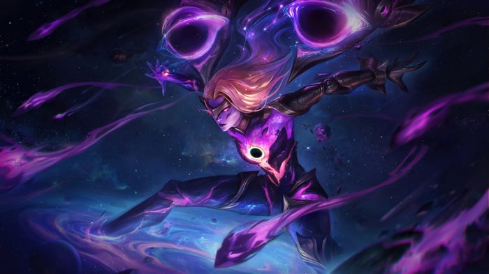 Dark Star League of Legends Splash Art 4K
