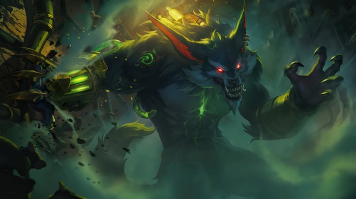 Warwick from League of Legends in 4K
