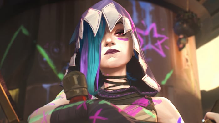 Jinx from Arcane in 4K