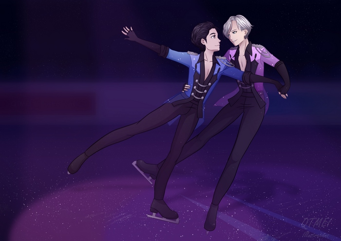 Yuri!!! On Ice 4K: Victor Nikiforov and Yuuri Katsuki