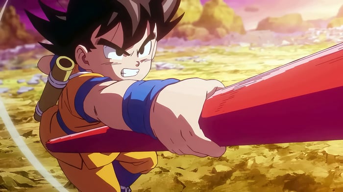 Goku with Nyoibo in Dragon Ball DAIMA 4K