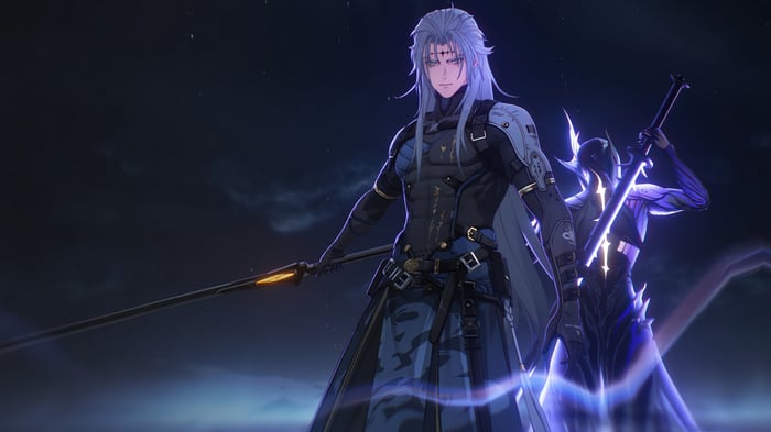 Calcharo and another character in Wuthering Waves 4K