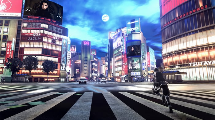 Reynatis 4K Cityscape with Character