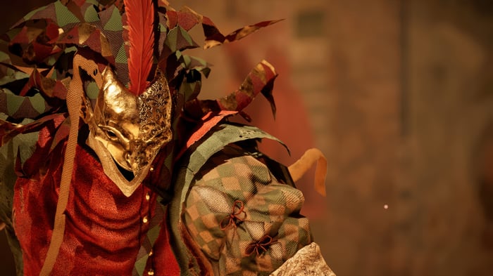 Enotria The Last Song character in costume