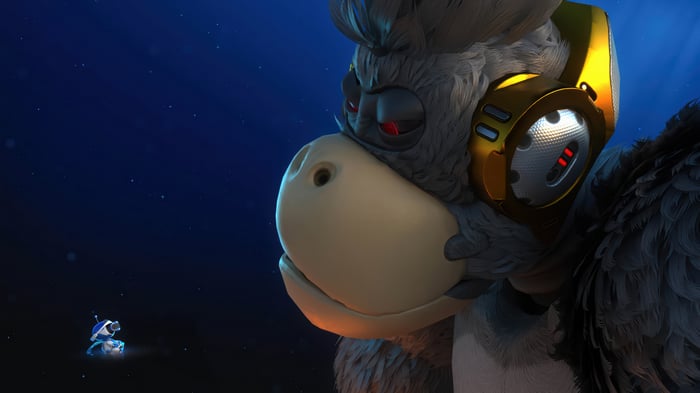 Astro Bot and Donkey Kong in 4K