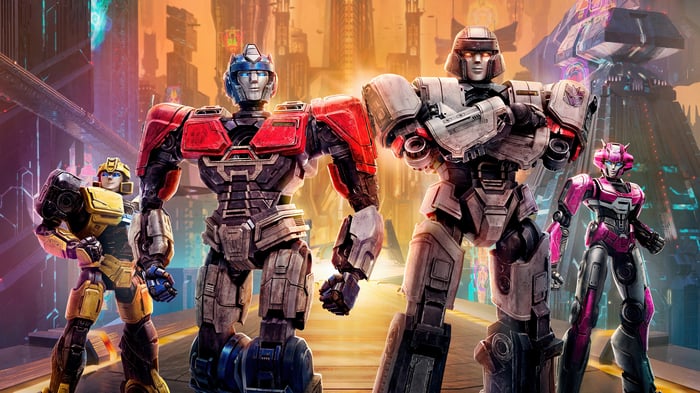 Transformers One: Optimus Prime, Megatron, Bumblebee, Elita-1