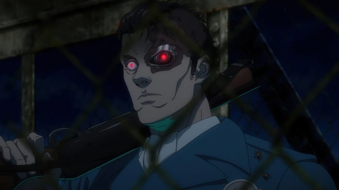 Terminator Zero with cybernetic eye