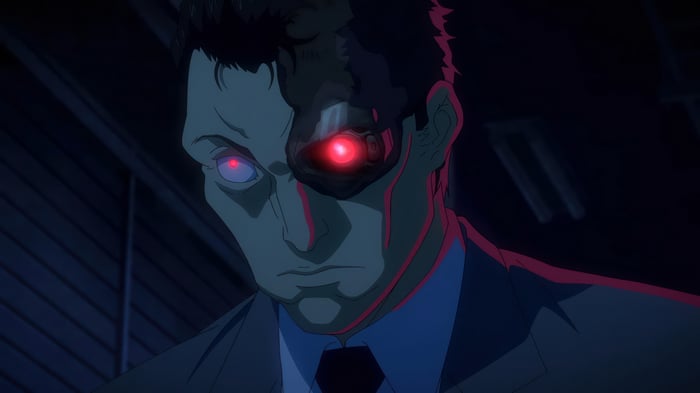 Terminator Zero with cybernetic eye