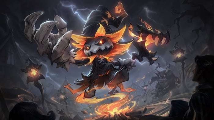 Fright Night Veigar 4K Splash Art