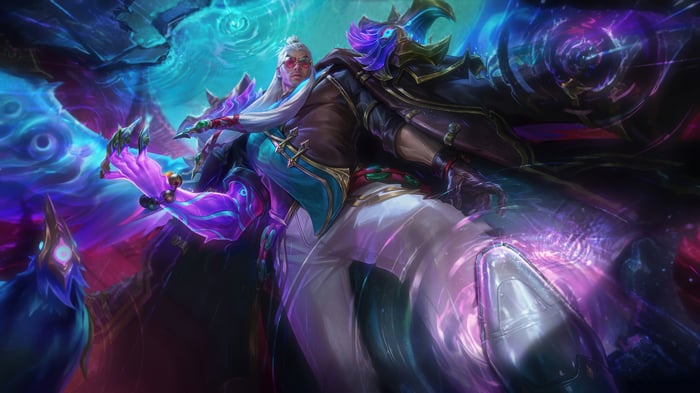Fiend Queller Swain in League of Legends Wild Rift 4K