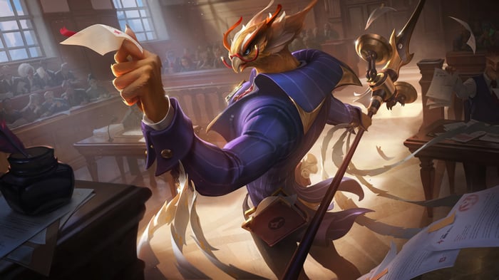 Lawyer Azir in League of Legends 4K