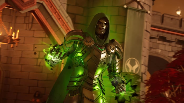 Doctor Doom in Fortnite 4K