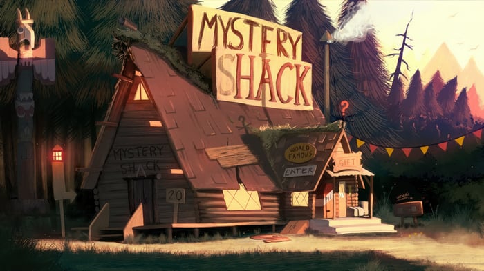 Mystery Shack from Gravity Falls 4K