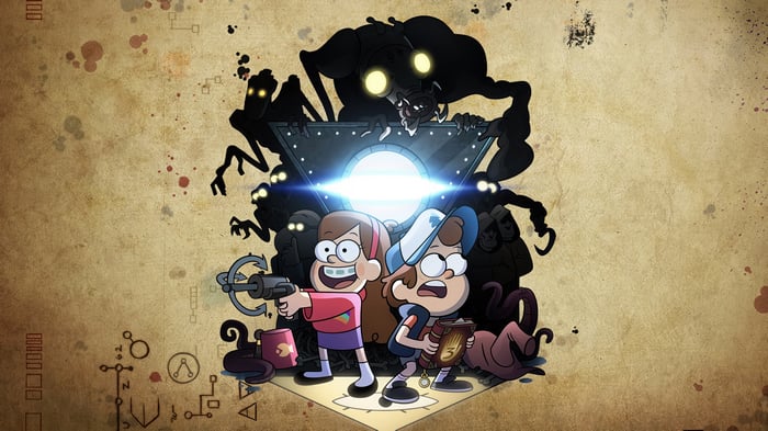 Gravity Falls: Mabel and Dipper Confront Shadows