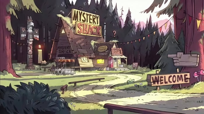 Mystery Shack from Gravity Falls 4K