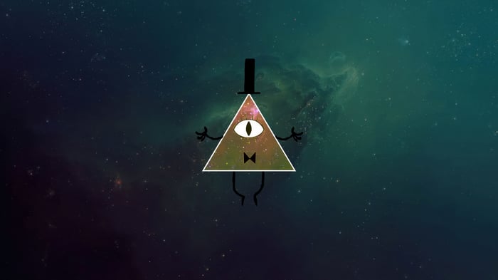 Bill Cipher from Gravity Falls in Space