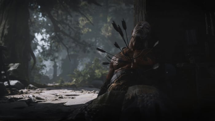 Black Myth Wukong: Wounded Warrior in Forest