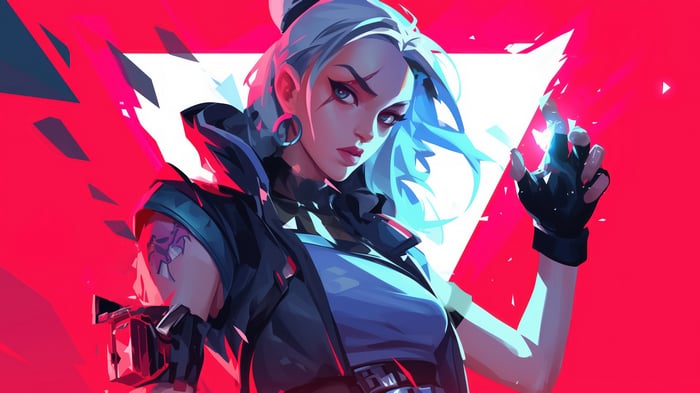 Jett from Valorant 4K