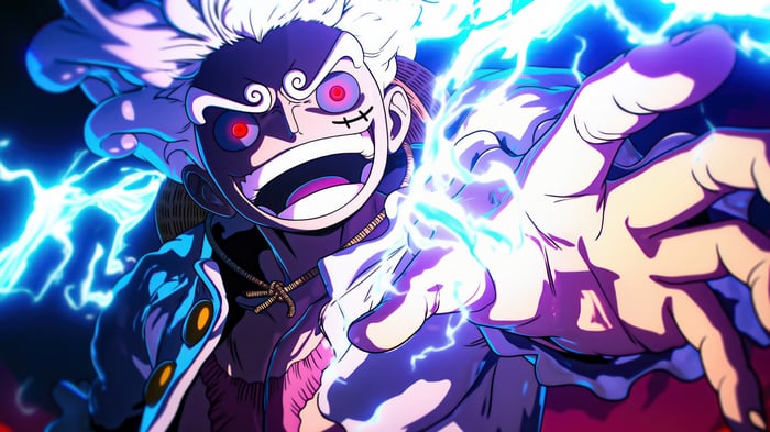 Monkey D. Luffy in Gear 5 4K