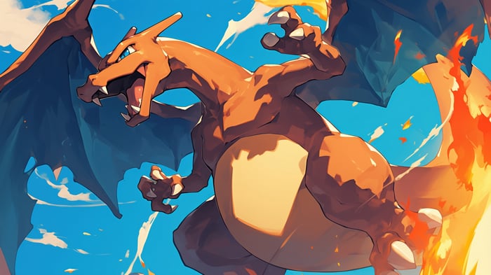 Charizard Pokemon Anime 4K
