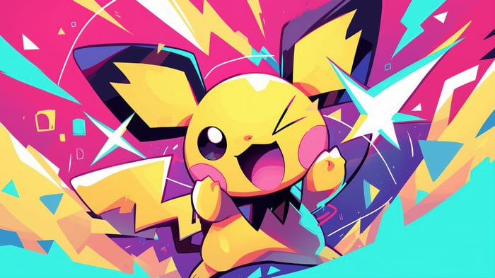 Pichu Pokemon 4K Anime