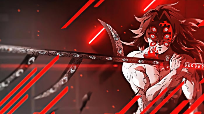 Kokushibo with Katana from Demon Slayer 4K