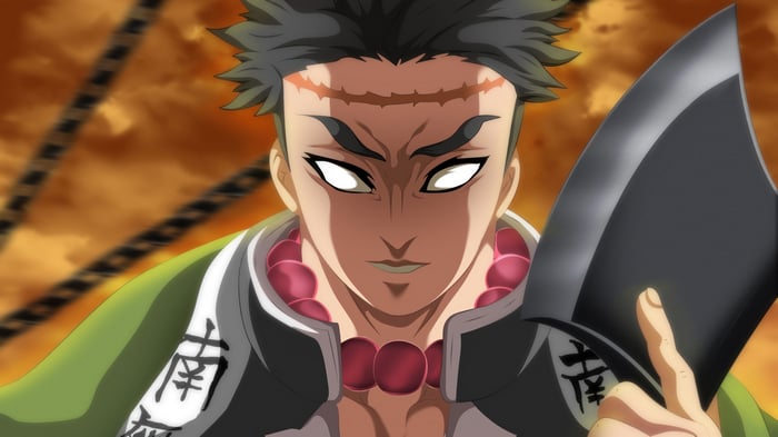 Gyomei Himejima from Demon Slayer Kimetsu no Yaiba 4K