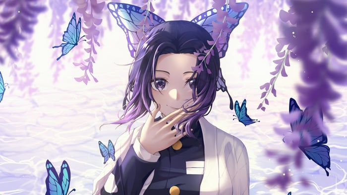 Shinobu Kocho from Demon Slayer Kimetsu no Yaiba 4K