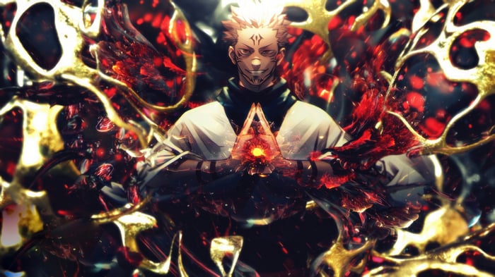 Sukuna from Jujutsu Kaisen in 4K