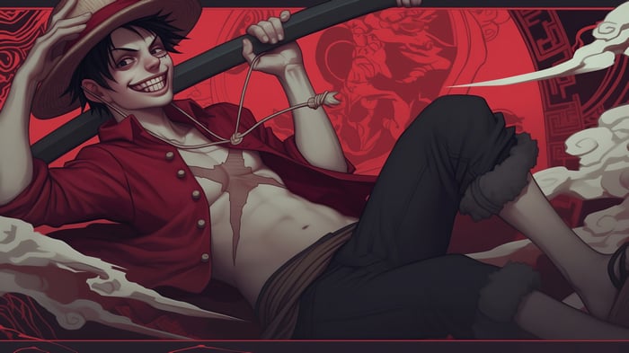 Monkey D. Luffy from One Piece in 4K