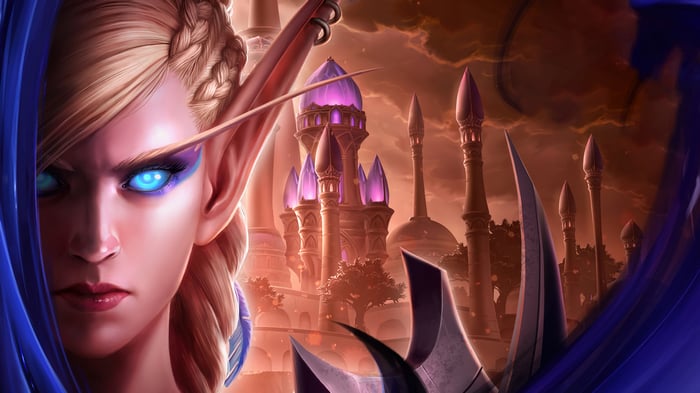 Alleria Windrunner in World of Warcraft: The War Within 4K