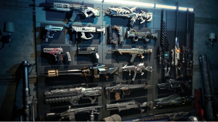 The First Descendant 4K Weapons Display
