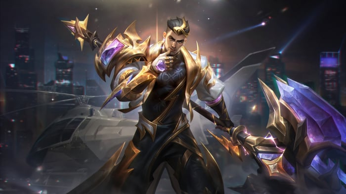 Jayce from League of Legends 4K Splash Art