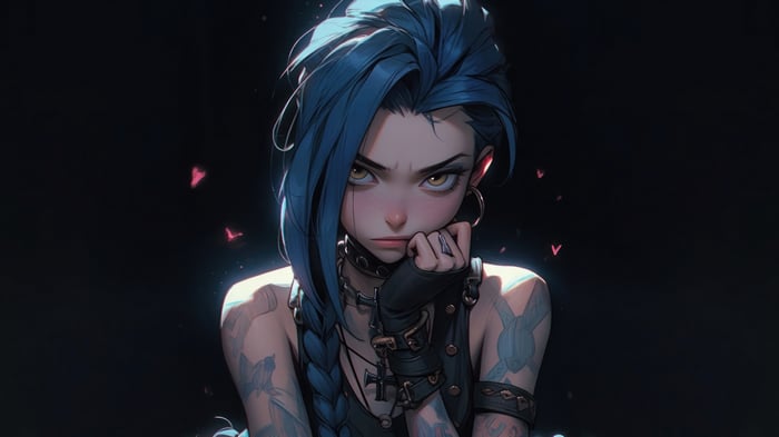 Jinx from Arcane League of Legends 4K