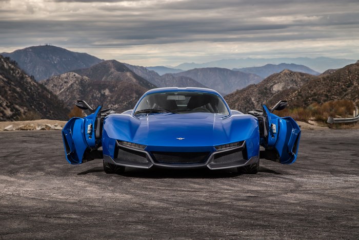2017 Blue Rezvani Beast Alpha with Doors Open