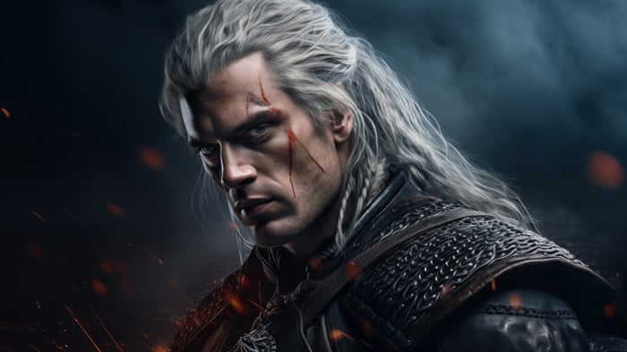 Geralt of Rivia from The Witcher in 4K