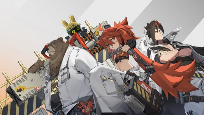 Zenless Zone Zero characters Koleda Belobog, Ben Bigger, Anton Ivanov